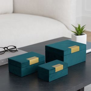 KIRBYWORTH SET OF 3 BLUE BOXES 5 (IN) 12