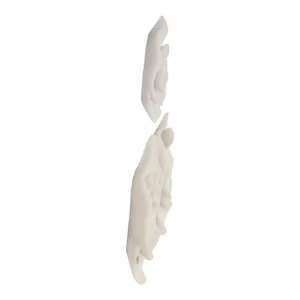 FRAZIERLAKE SET OF 3 WHITE WALL SCULPTURES 13 (IN) 4