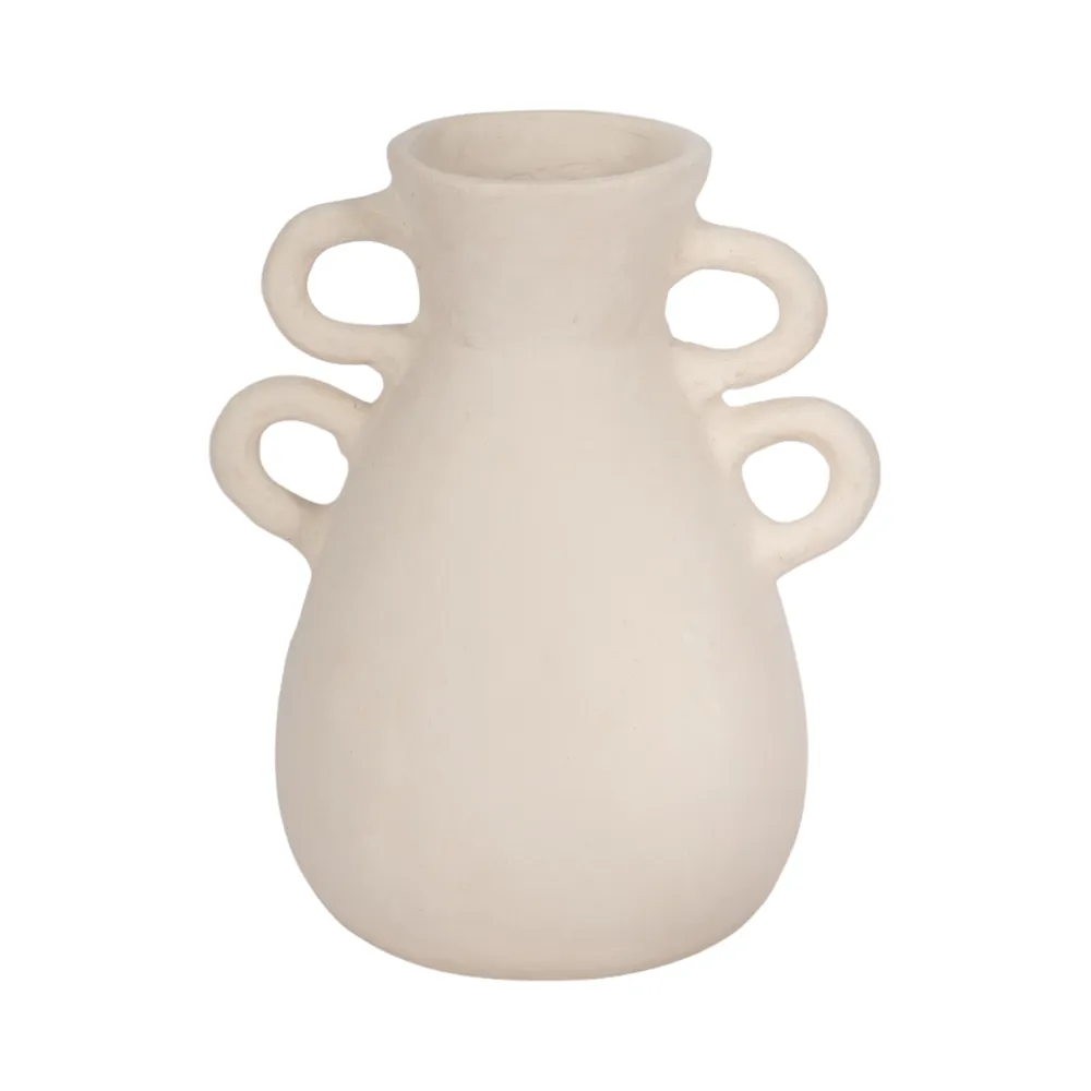 ARLOBEACH IVORY VASE 12 (IN)