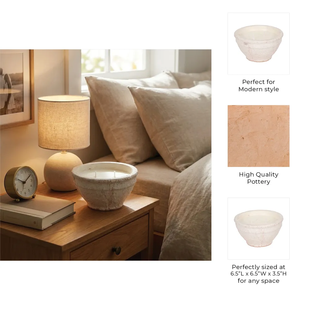 JANEDALE SEA SALT & LEMON CANDLE 4 (IN)