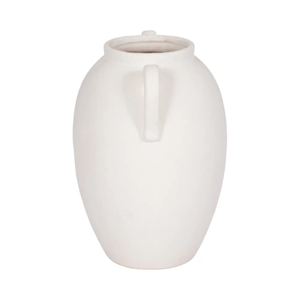 LAYLAFORD WHITE VASE 10 (IN)