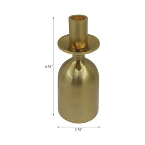KIRBYWICK GOLD CANDLE HOLDER 7 (IN) 9