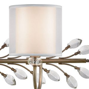 Asbury 34'' Wide 3-Light Vanity Light - Aged Silver 5