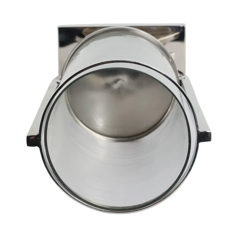 OLIVERHAVEN SILVER CANDLE HOLDER 23 (IN)