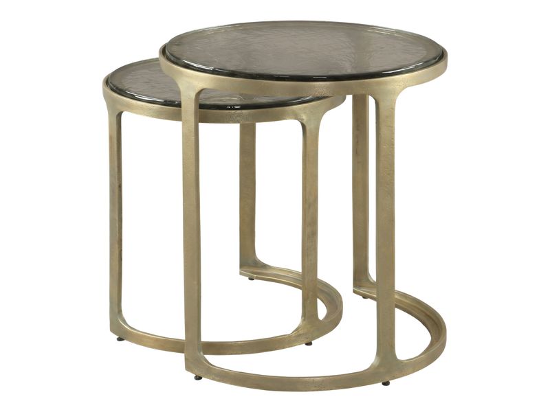 Tessa Nesting Tables Brass 6