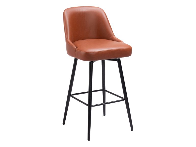 Keppel Swivel Barstool Brown 7