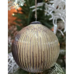 Large Golden Glaze Ornament 8x8x8in 1
