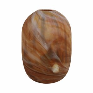 BARTONWOOD BROWN GLASS VASE 20 (IN) 4