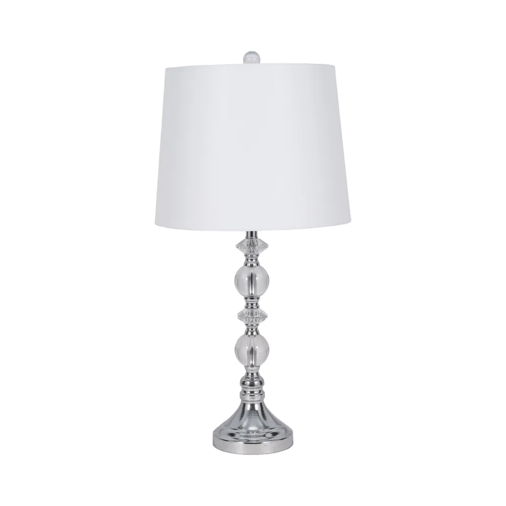 FARGOGATE SET OF 2 SILVER LAMPS 26 (IN)