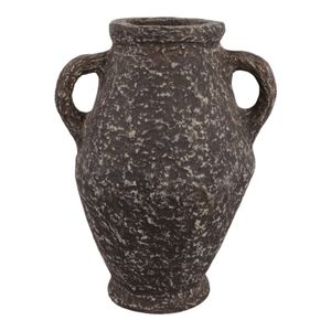 NATESTONE BROWN VASE 24 (IN) 6
