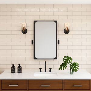 Hamy 5'' Wide 1-Light Vanity Light - Matte Black 5