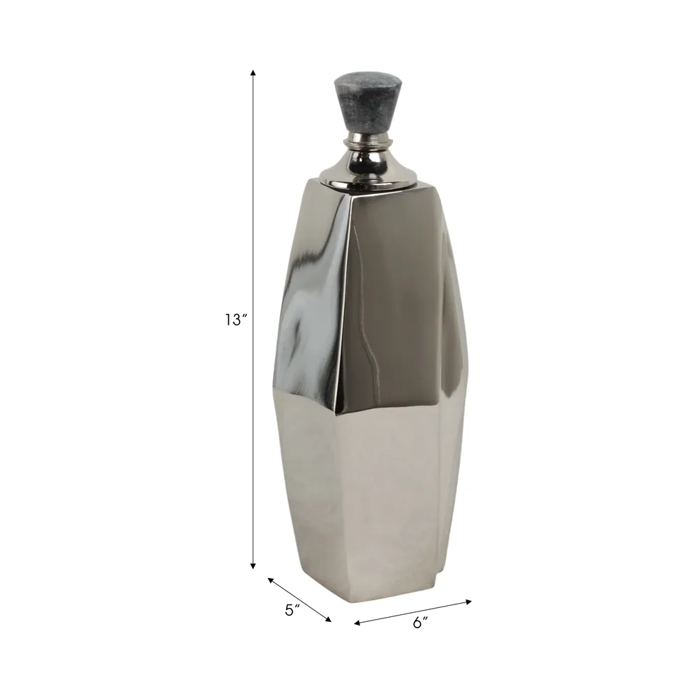 NORAWORTH SILVER VASE 13 (IN)