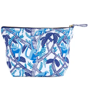 Coco Monkey Essential Canvas Pouch Set of 2 6