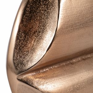 14" BYRAM, METAL SLIT VASE, CHAMPAGNE 5
