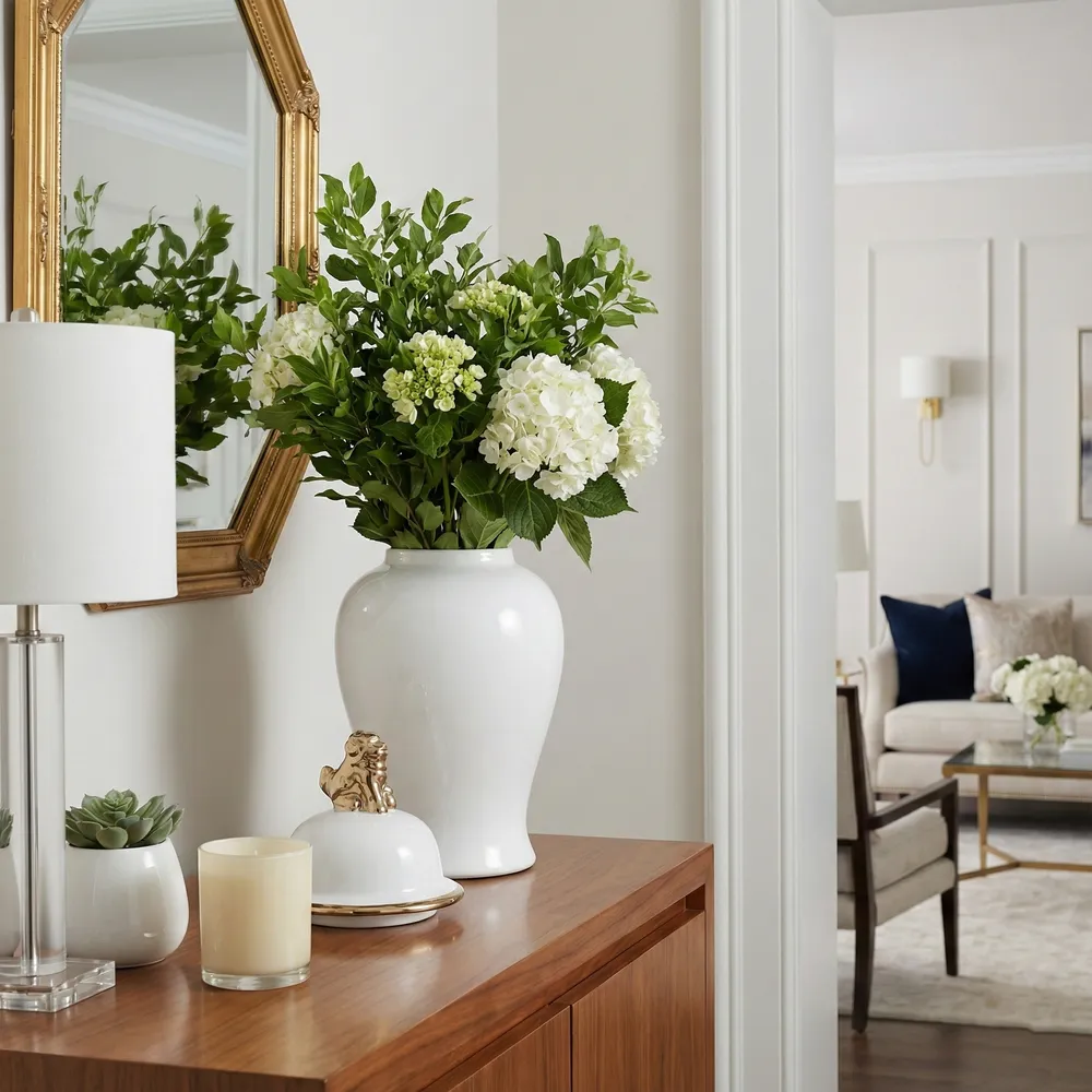 ARLENBEACH WHITE CHINOISERIE 18 (IN)