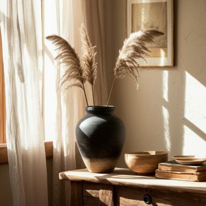 HAWLEYWORTH BROWN VASE 11 (IN) 11