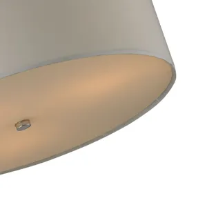 Keane 17'' Wide 3-Light Flush Mount - Polished Chrome 4