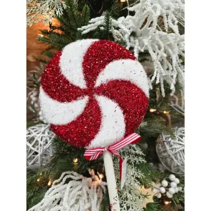 Jumbo Peppermint Lollipop 3x8in 1
