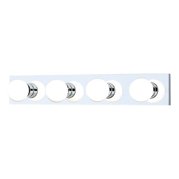 Vanity Strips 24'' Wide 4-Light Vanity Light - Chrome
