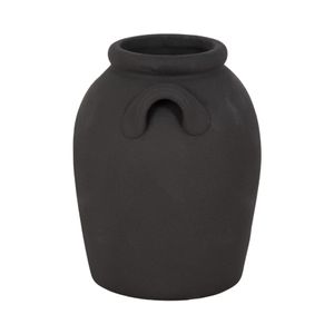 GLOVERMILL BLACK VASE 7 (IN) 5