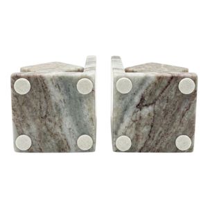 MARCFIELD SET OF 2 GRAY BOOKENDS 6 (IN) 5