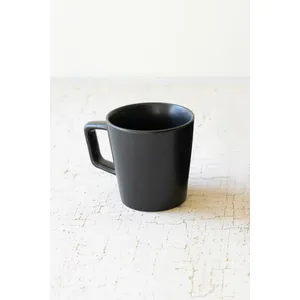 Set of 4 Slate Ceramic Mugs 1