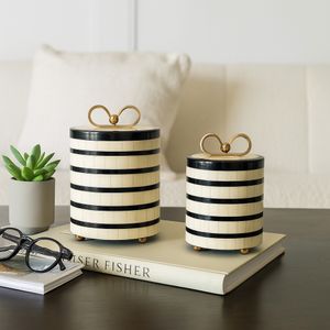 FORRESTMORE SET OF 2 CREAM BOXES 9 (IN) 11