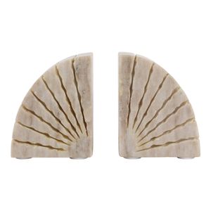 JULIANWAY SET OF 2 TAN BOOKENDS 6 (IN) 1