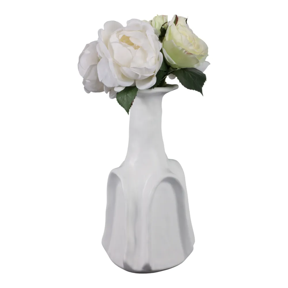 DAWSONWELL WHITE VASE 14 (IN)