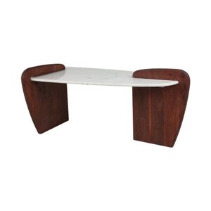 ZOEFIELD WHITE COFFEE TABLE 24 (IN) 3