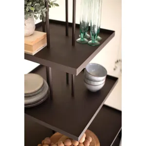 Four-Tiered Square Metal Store Display 3