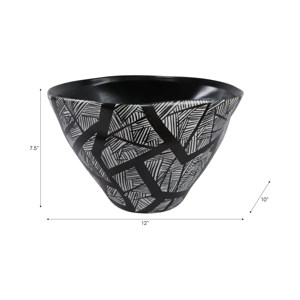 HAMLINSIDE BLACK BOWL 8 (IN)