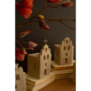 Clay San Antonio Mission Luminary 3