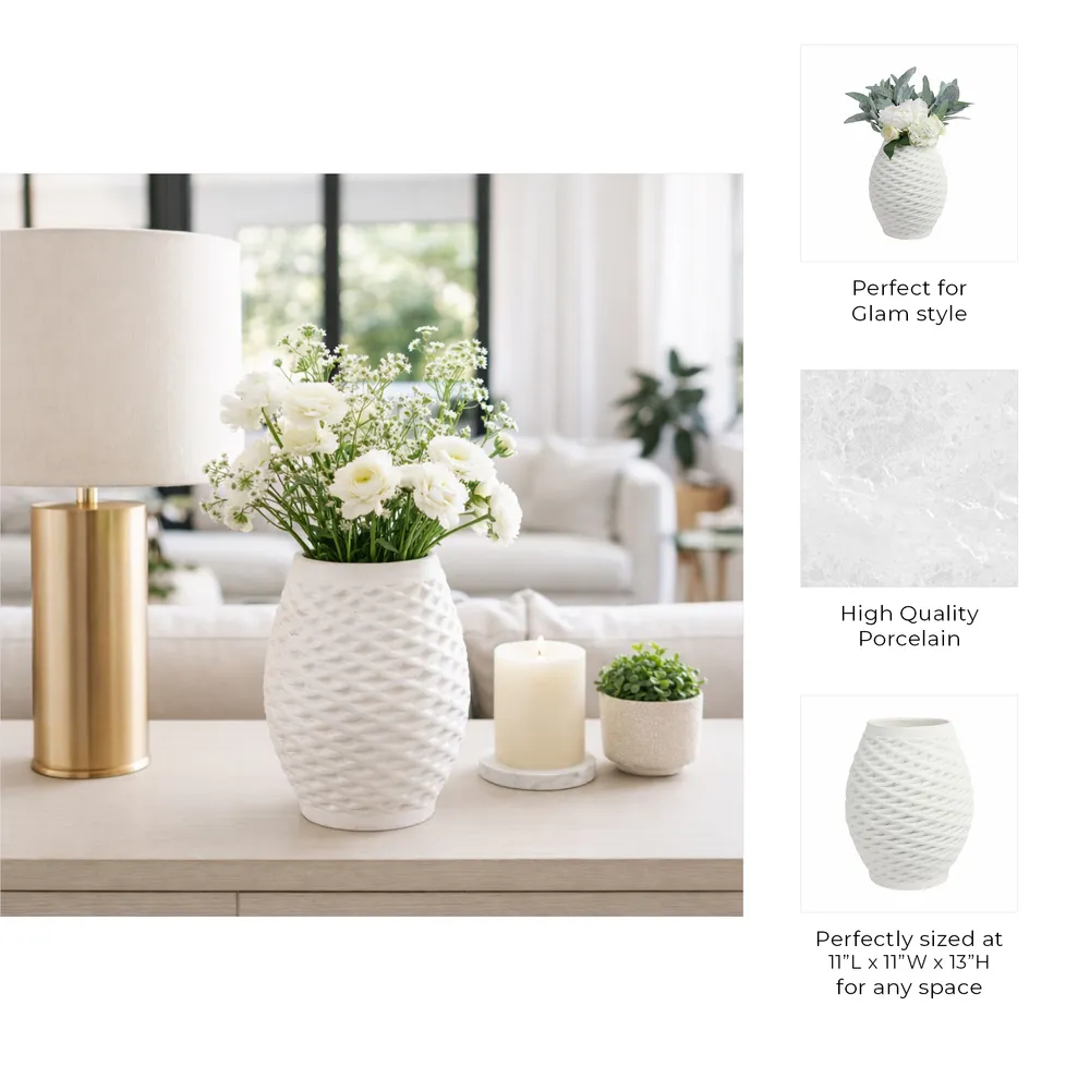 BAIRDVALE IVORY VASE 13 (IN)