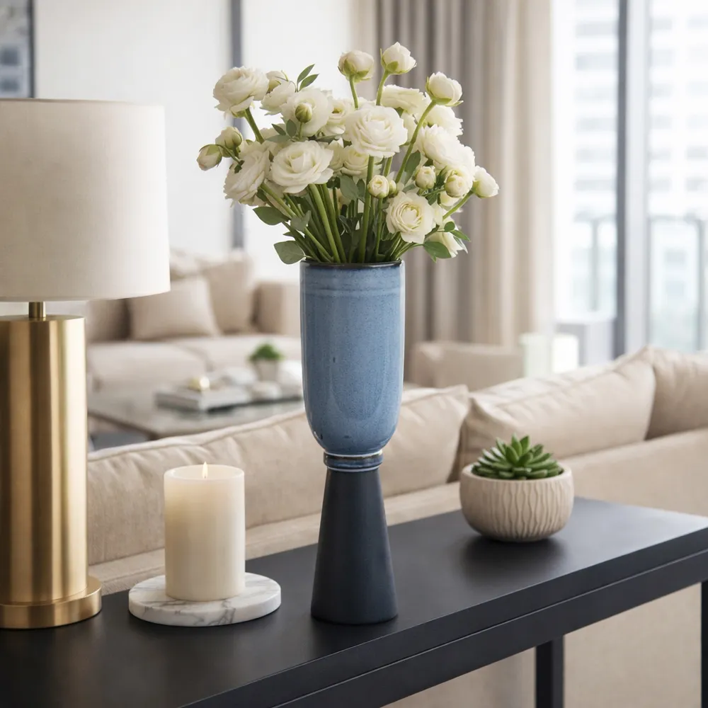 MAXRUN BLUE VASE 14 (IN)