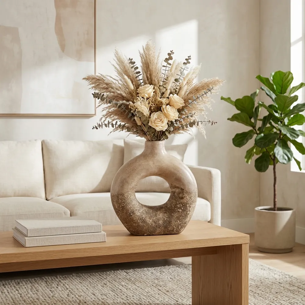COVEDALE IVORY VASE 12 (IN)