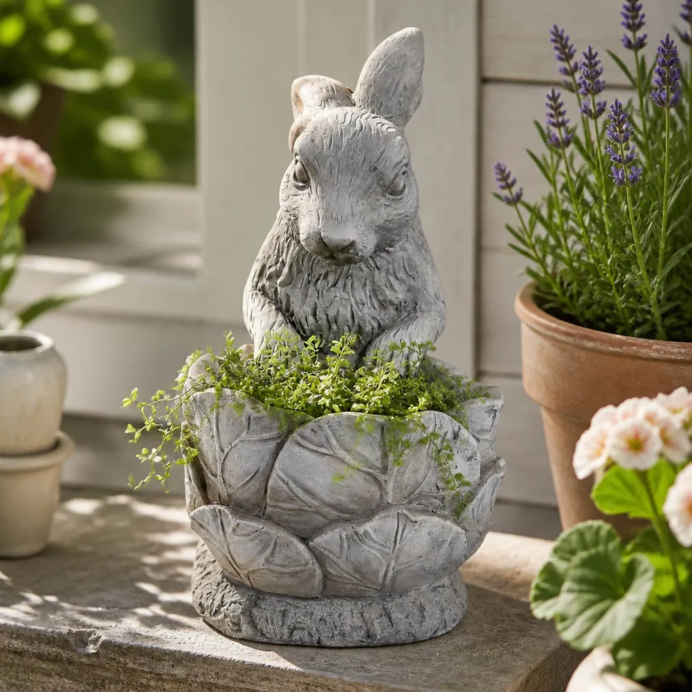 SLATEMOOR GRAY PLANTER 16 (IN)