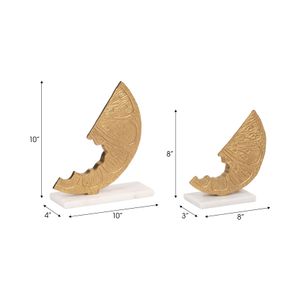 GRADYGROVE SET OF 2 GOLD DECOR 10 (IN) 9