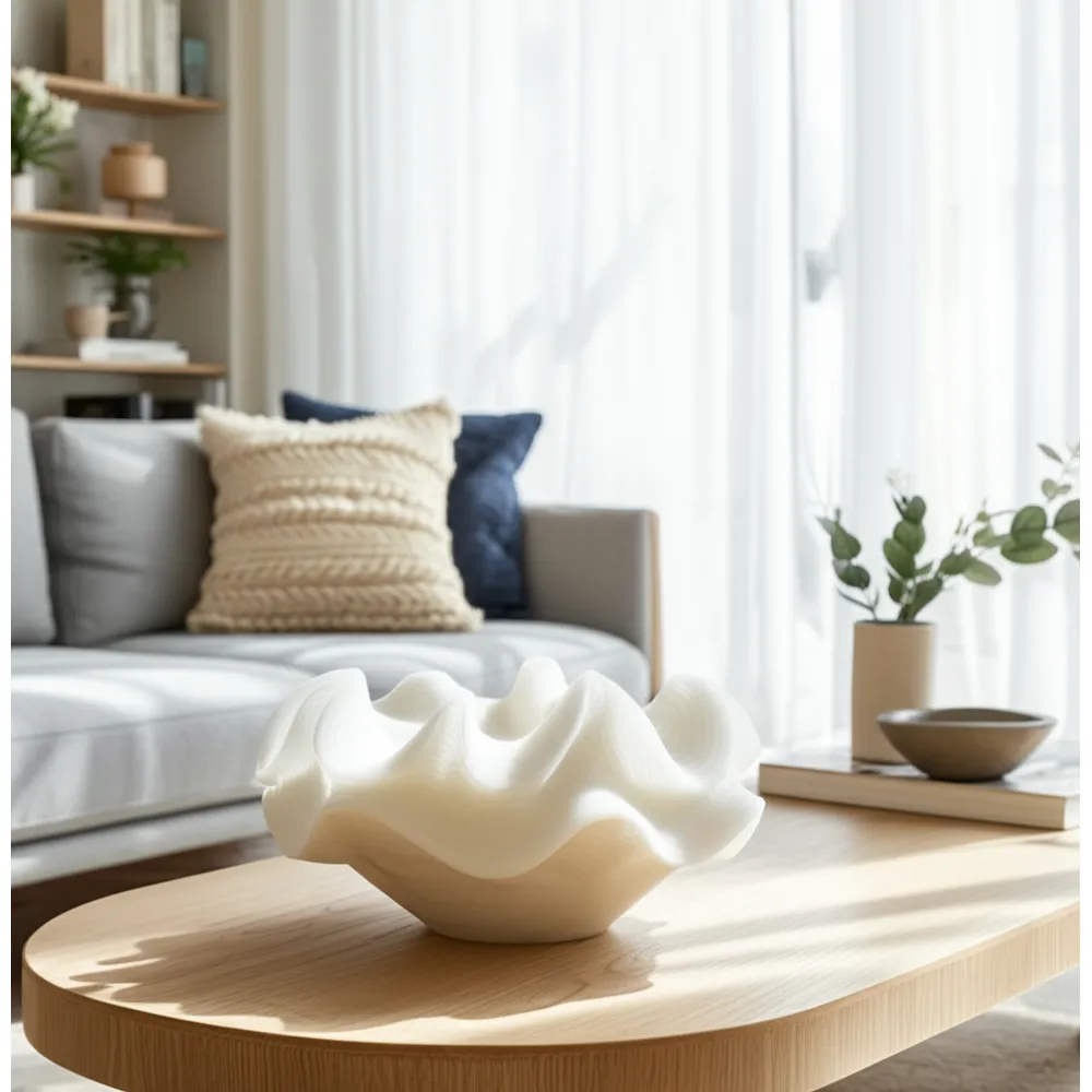 GARFIELDOAK WHITE BOWL 8 (IN)