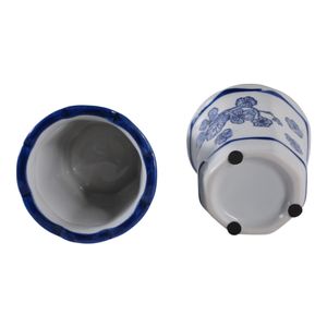 BERGENFIELD SET OF 2 BLUE PENCIL CUP 4 (IN) 7