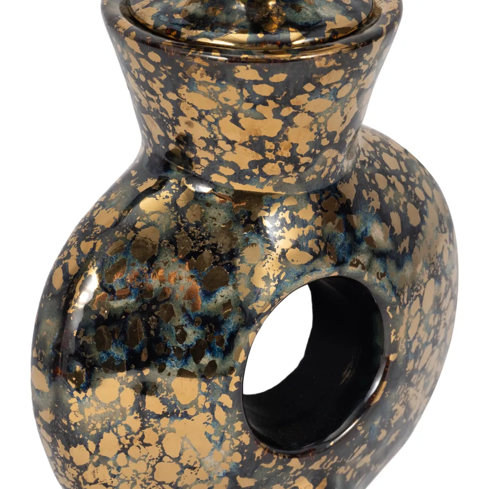BARTONFIELD BROWN VASE 12 (IN)