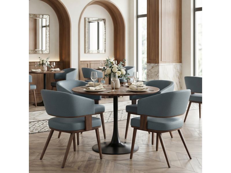 Opus Dining Table Brown & Black 9