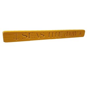 18" USA SEAS THE DAY ROUTED BARNWOOD SIG 1