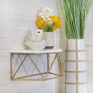 ESSEXPORT WHITE WALL SHELF 7 (IN) 11