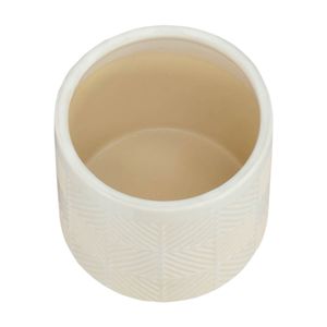EMMETLAKE SET OF 2 WHITE PLANTER 8 (IN) 5
