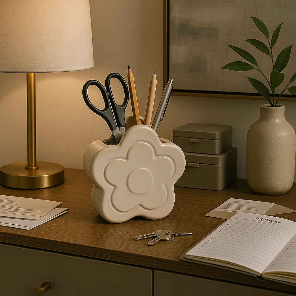 GRANTPORT IVORY PENCIL CUP 6 (IN)