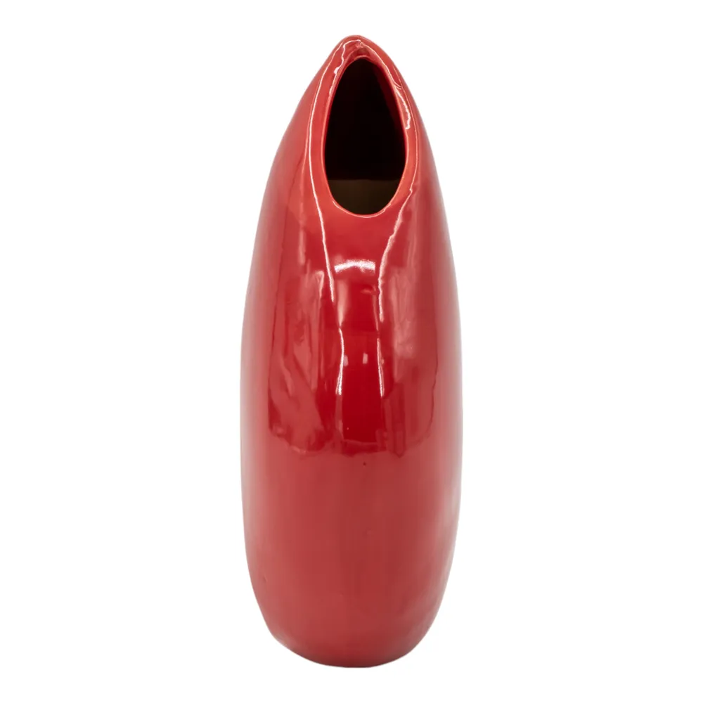 HAMMONDPORT RED VASE 14 (IN)