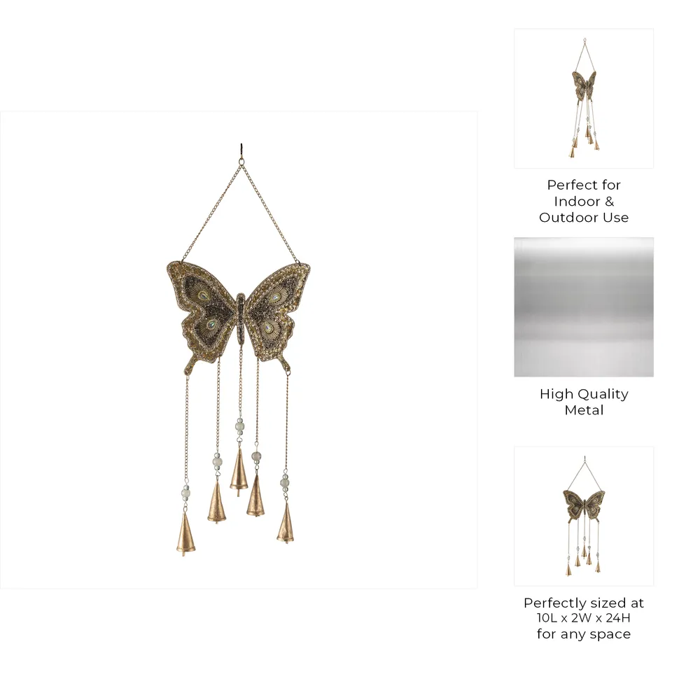 NOVASIDE GOLD WIND CHIME 24 (IN)