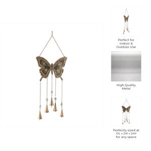 NOVASIDE GOLD WIND CHIME 24 (IN) 10