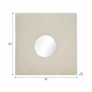 CLINTONSHAW WHITE MIRROR 24 (IN) 8